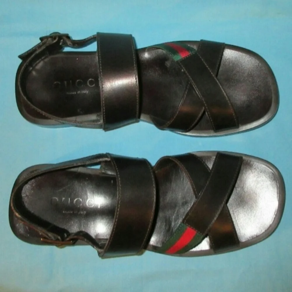 Vintage Gucci Sandals Size 12D From the Tom Ford Era - Picture 2 of 12
